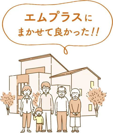 エムプラスに任せてよかった